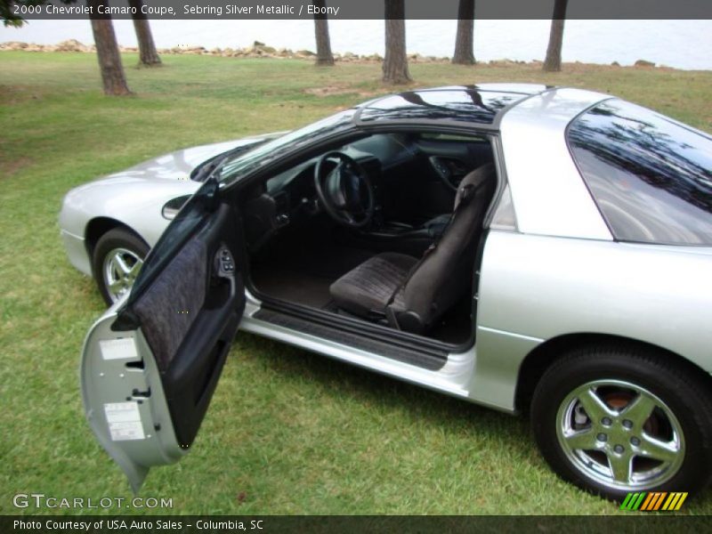 Sebring Silver Metallic / Ebony 2000 Chevrolet Camaro Coupe