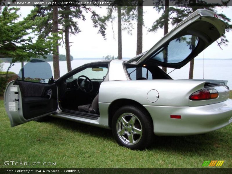 Sebring Silver Metallic / Ebony 2000 Chevrolet Camaro Coupe