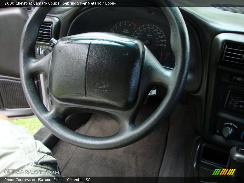 Sebring Silver Metallic / Ebony 2000 Chevrolet Camaro Coupe