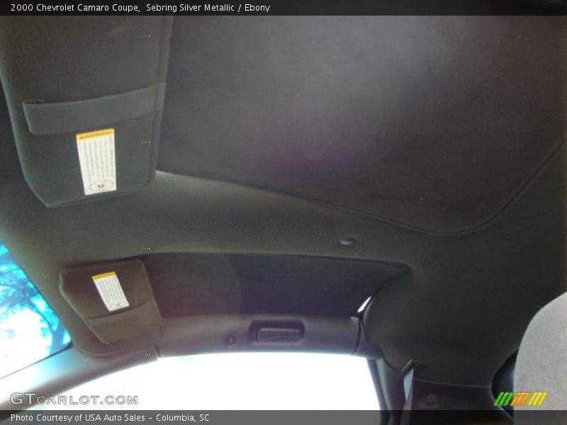 Sebring Silver Metallic / Ebony 2000 Chevrolet Camaro Coupe