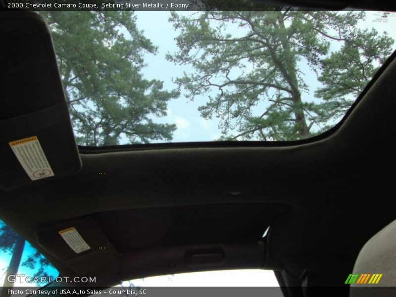 Sebring Silver Metallic / Ebony 2000 Chevrolet Camaro Coupe