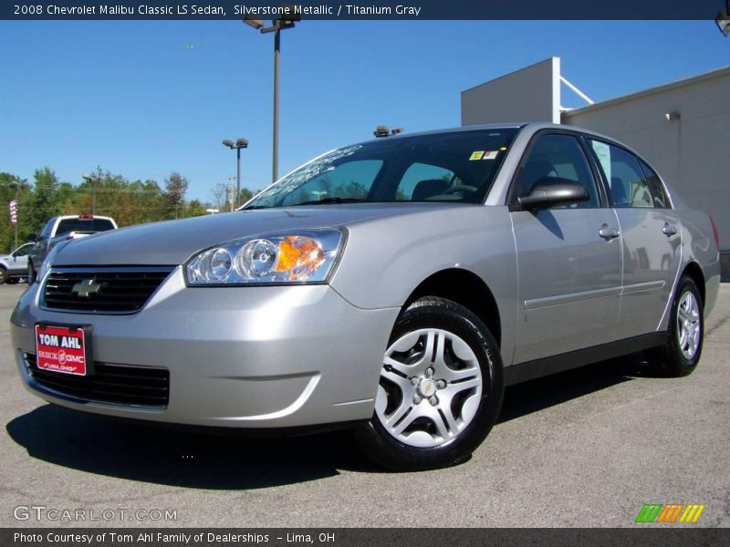 Silverstone Metallic / Titanium Gray 2008 Chevrolet Malibu Classic LS Sedan
