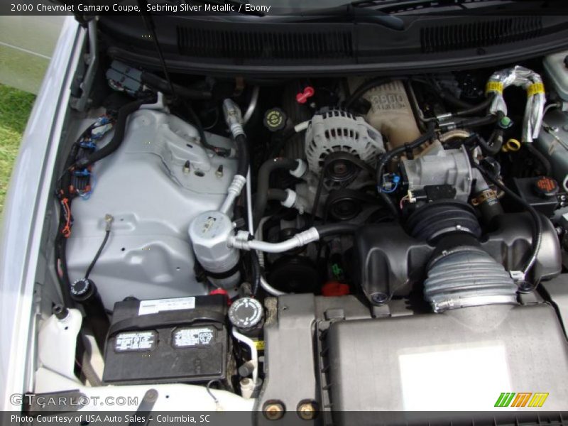 Sebring Silver Metallic / Ebony 2000 Chevrolet Camaro Coupe