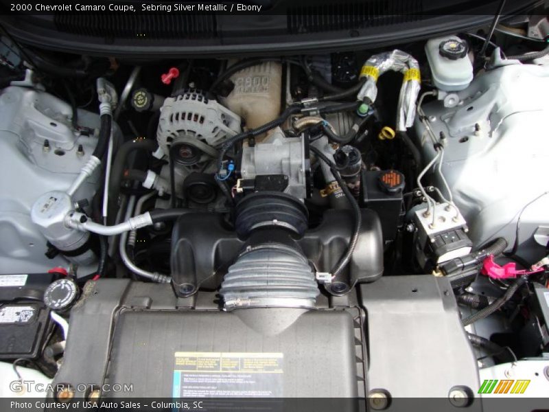 Sebring Silver Metallic / Ebony 2000 Chevrolet Camaro Coupe