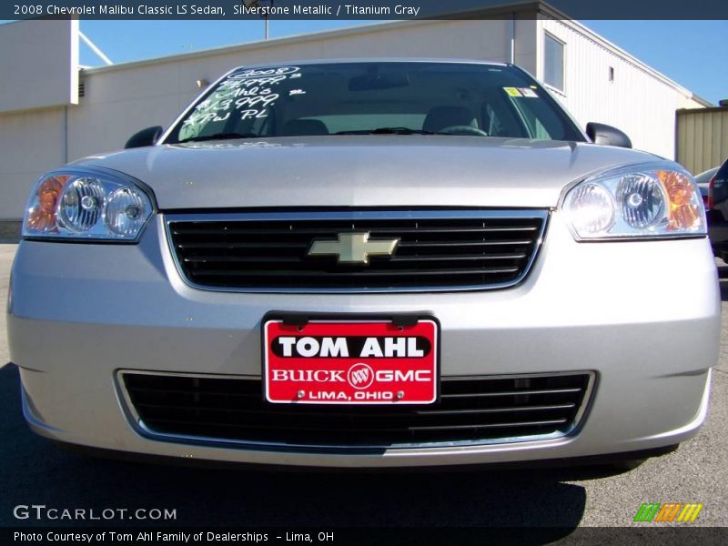 Silverstone Metallic / Titanium Gray 2008 Chevrolet Malibu Classic LS Sedan
