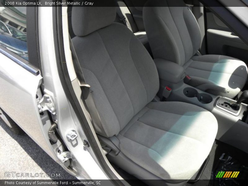 Bright Silver Metallic / Gray 2008 Kia Optima LX