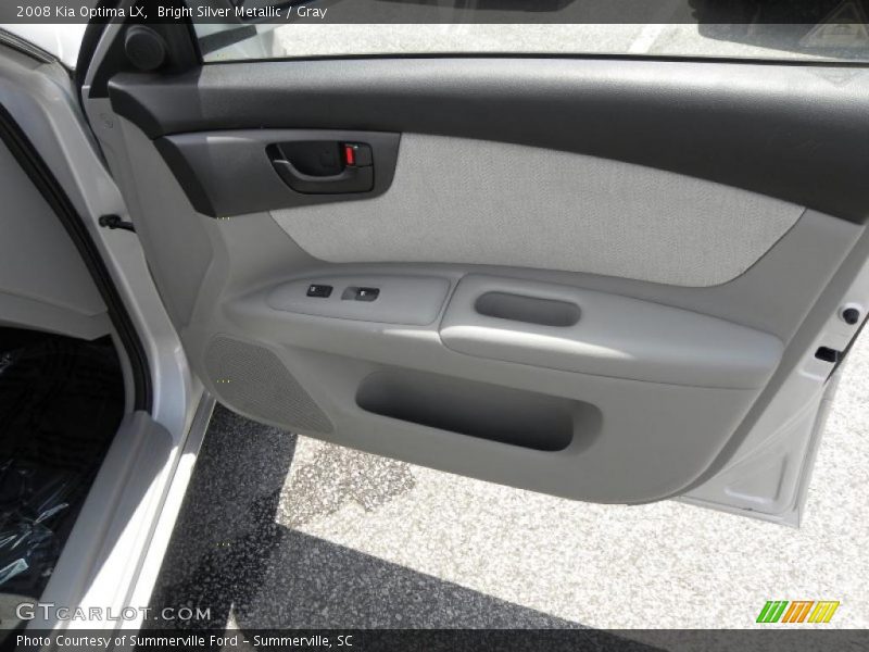 Bright Silver Metallic / Gray 2008 Kia Optima LX