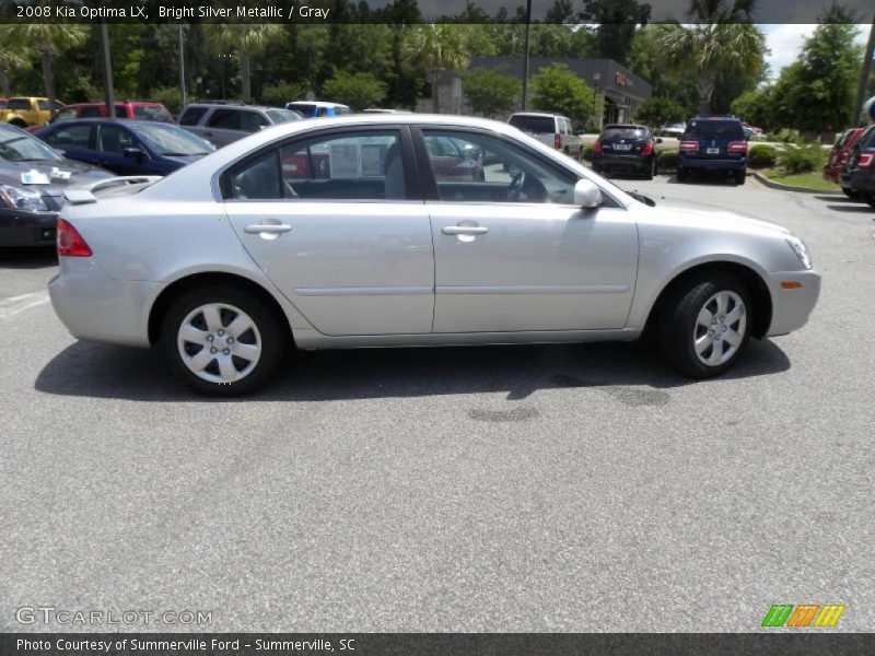 Bright Silver Metallic / Gray 2008 Kia Optima LX