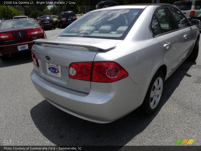 Bright Silver Metallic / Gray 2008 Kia Optima LX