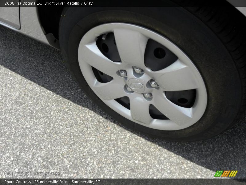 Bright Silver Metallic / Gray 2008 Kia Optima LX