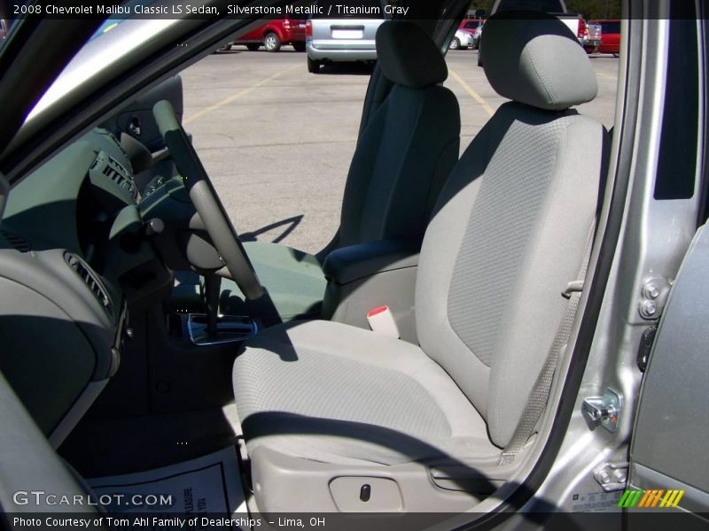 Silverstone Metallic / Titanium Gray 2008 Chevrolet Malibu Classic LS Sedan