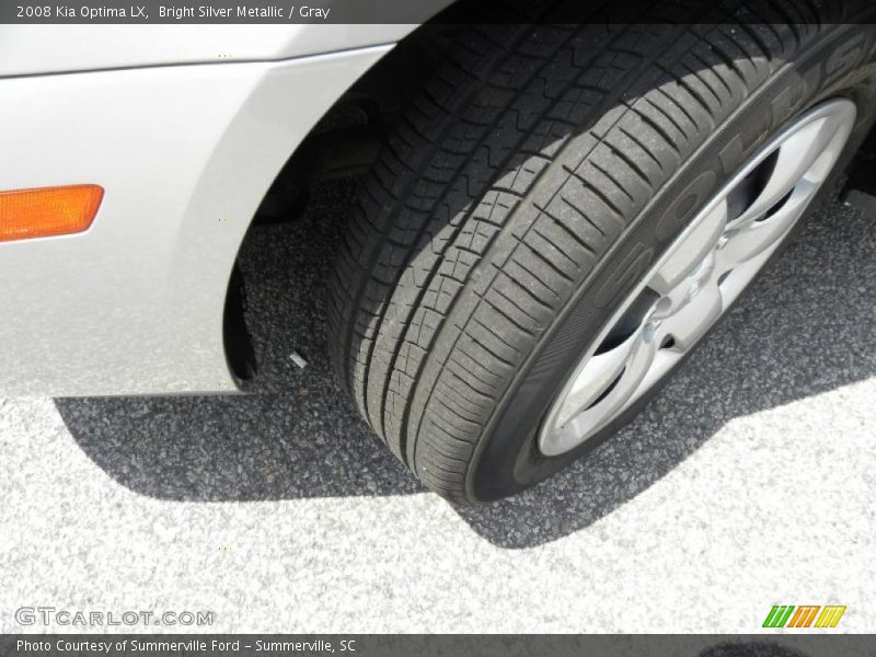 Bright Silver Metallic / Gray 2008 Kia Optima LX