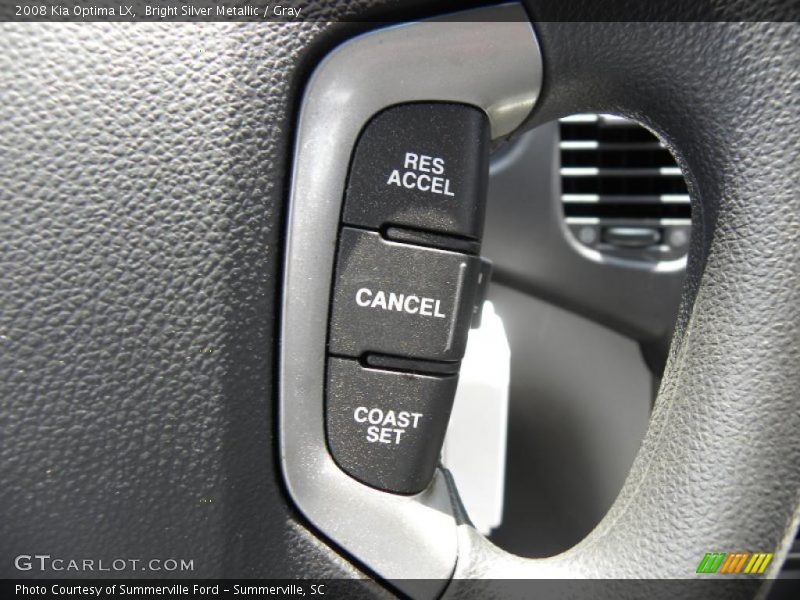 Bright Silver Metallic / Gray 2008 Kia Optima LX