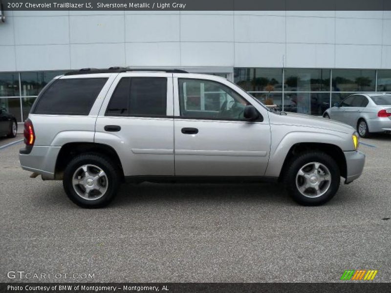 Silverstone Metallic / Light Gray 2007 Chevrolet TrailBlazer LS