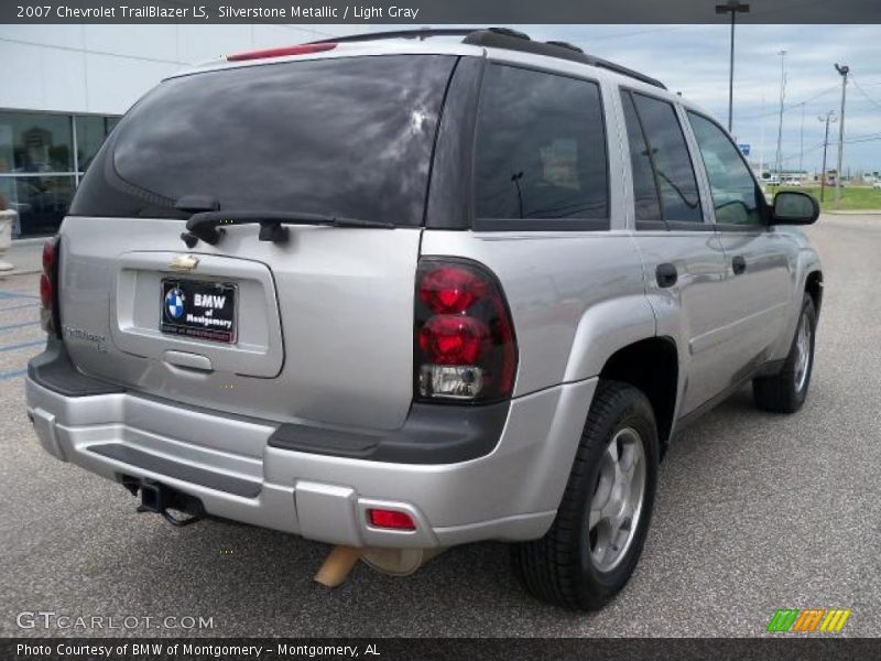 Silverstone Metallic / Light Gray 2007 Chevrolet TrailBlazer LS