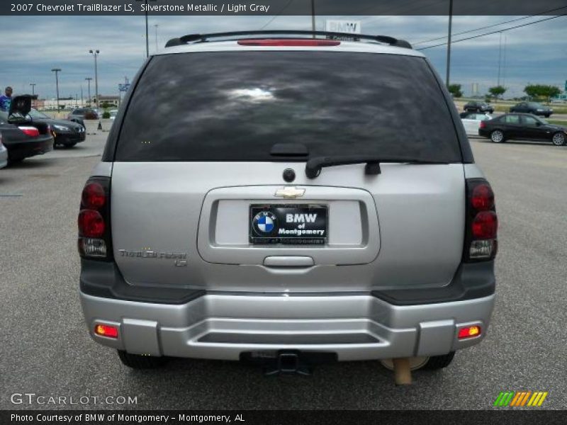 Silverstone Metallic / Light Gray 2007 Chevrolet TrailBlazer LS