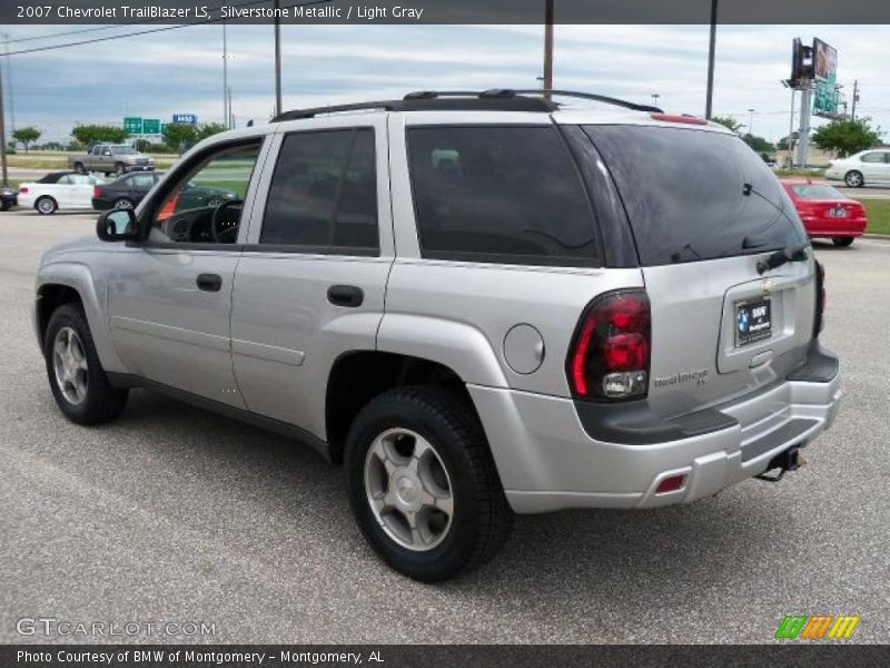 Silverstone Metallic / Light Gray 2007 Chevrolet TrailBlazer LS