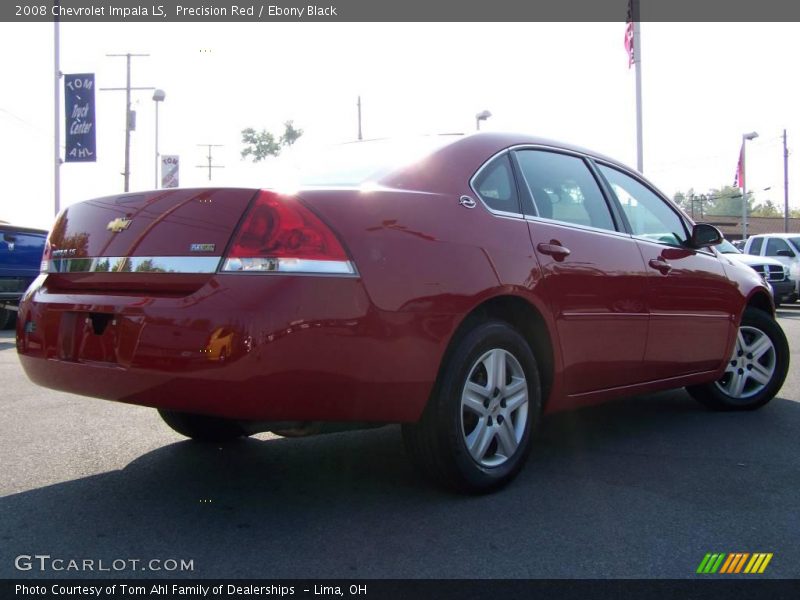 Precision Red / Ebony Black 2008 Chevrolet Impala LS
