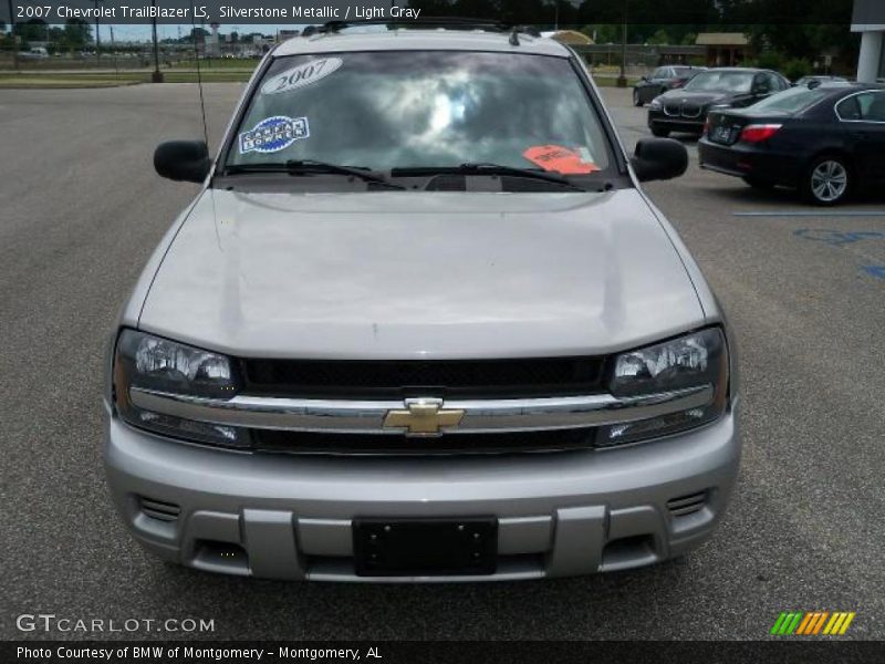 Silverstone Metallic / Light Gray 2007 Chevrolet TrailBlazer LS
