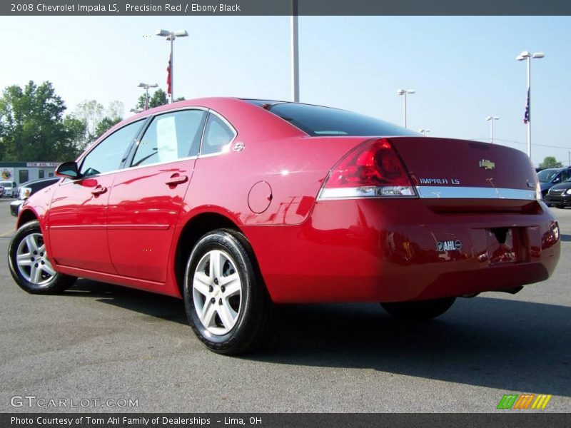 Precision Red / Ebony Black 2008 Chevrolet Impala LS