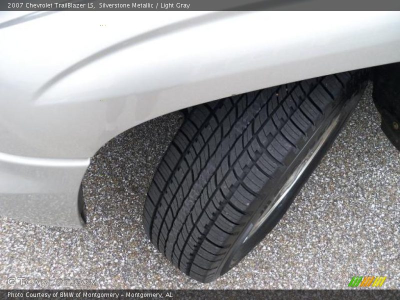 Silverstone Metallic / Light Gray 2007 Chevrolet TrailBlazer LS