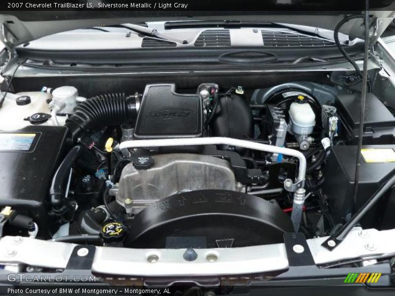 Silverstone Metallic / Light Gray 2007 Chevrolet TrailBlazer LS