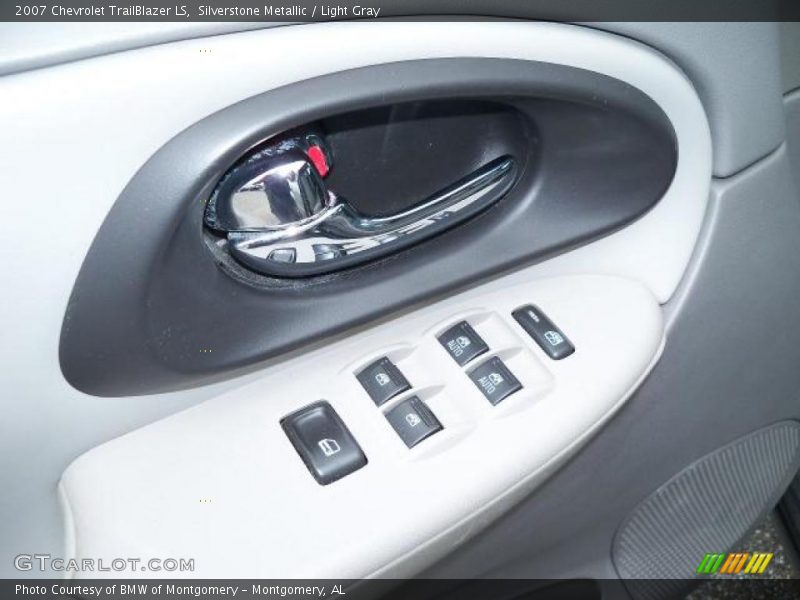 Silverstone Metallic / Light Gray 2007 Chevrolet TrailBlazer LS