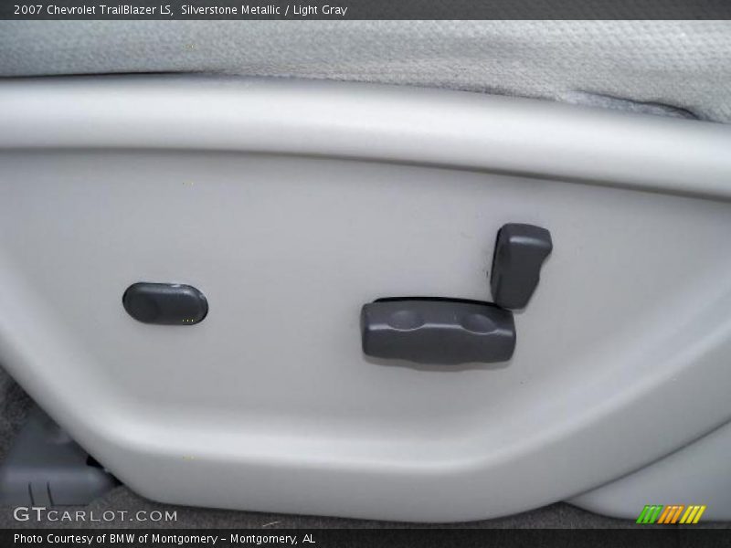 Silverstone Metallic / Light Gray 2007 Chevrolet TrailBlazer LS