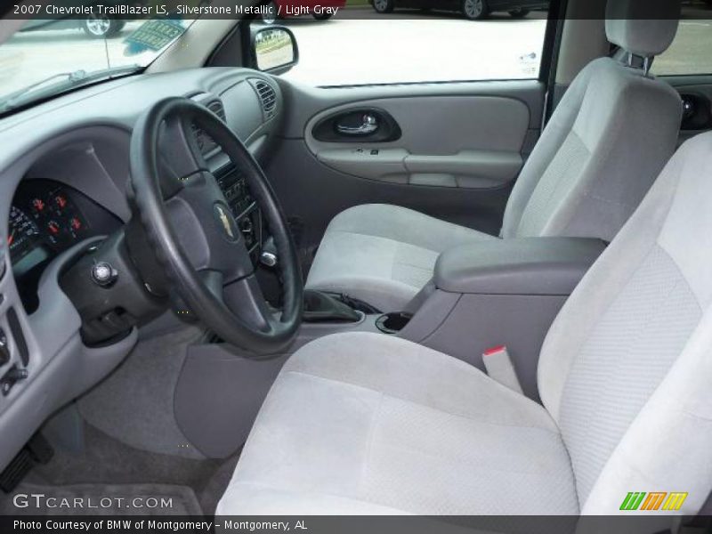 Silverstone Metallic / Light Gray 2007 Chevrolet TrailBlazer LS