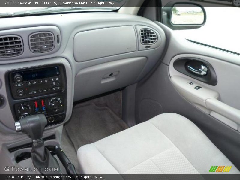 Silverstone Metallic / Light Gray 2007 Chevrolet TrailBlazer LS