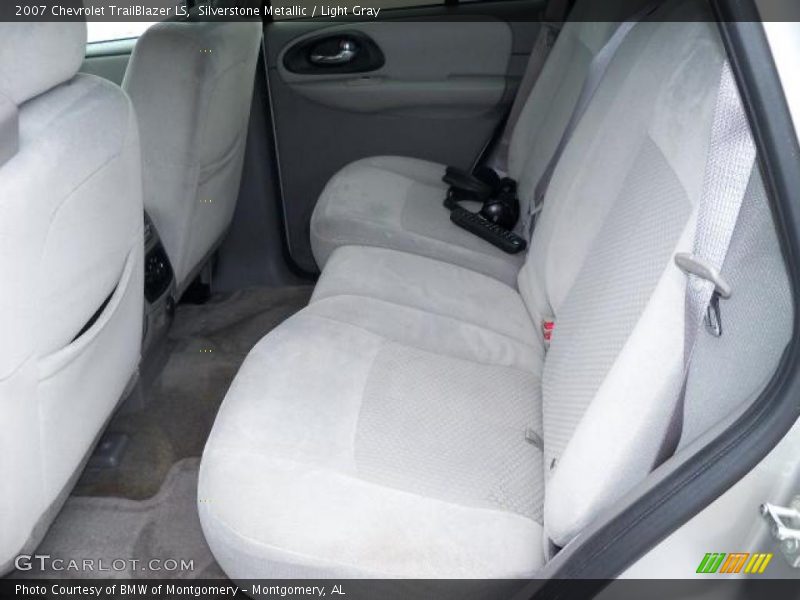 Silverstone Metallic / Light Gray 2007 Chevrolet TrailBlazer LS