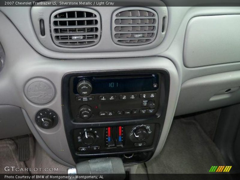 Silverstone Metallic / Light Gray 2007 Chevrolet TrailBlazer LS