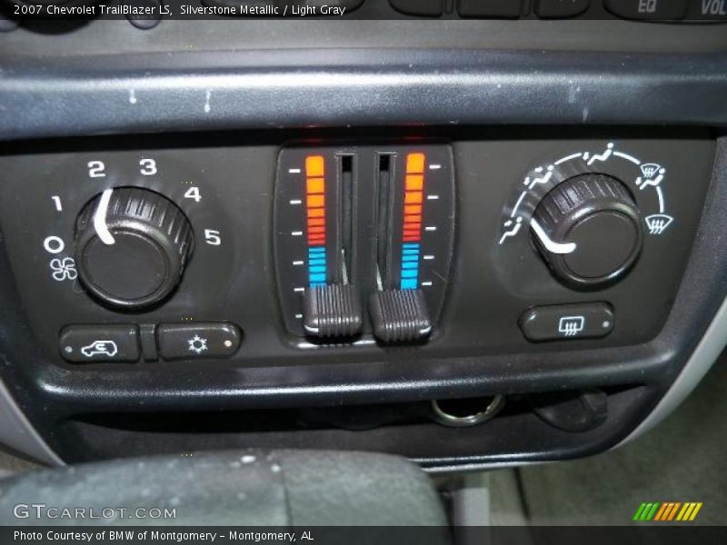 Silverstone Metallic / Light Gray 2007 Chevrolet TrailBlazer LS