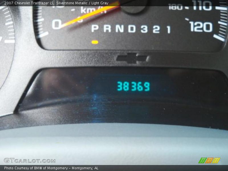 Silverstone Metallic / Light Gray 2007 Chevrolet TrailBlazer LS