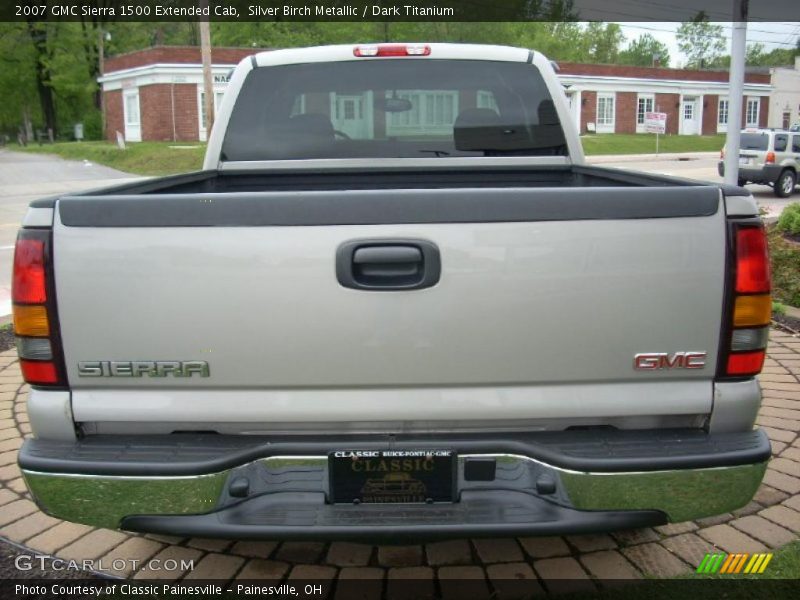 Silver Birch Metallic / Dark Titanium 2007 GMC Sierra 1500 Extended Cab