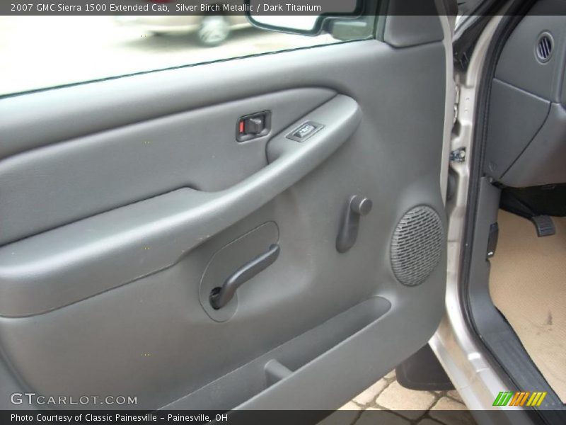 Silver Birch Metallic / Dark Titanium 2007 GMC Sierra 1500 Extended Cab
