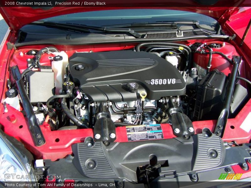Precision Red / Ebony Black 2008 Chevrolet Impala LS