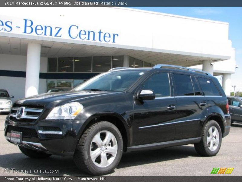 Obsidian Black Metallic / Black 2010 Mercedes-Benz GL 450 4Matic