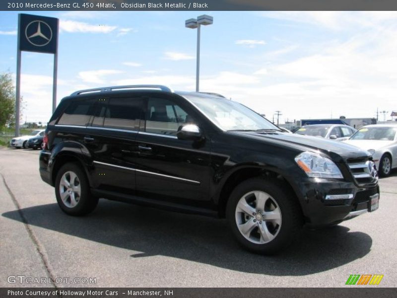 Obsidian Black Metallic / Black 2010 Mercedes-Benz GL 450 4Matic