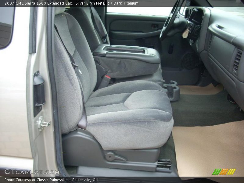 Silver Birch Metallic / Dark Titanium 2007 GMC Sierra 1500 Extended Cab
