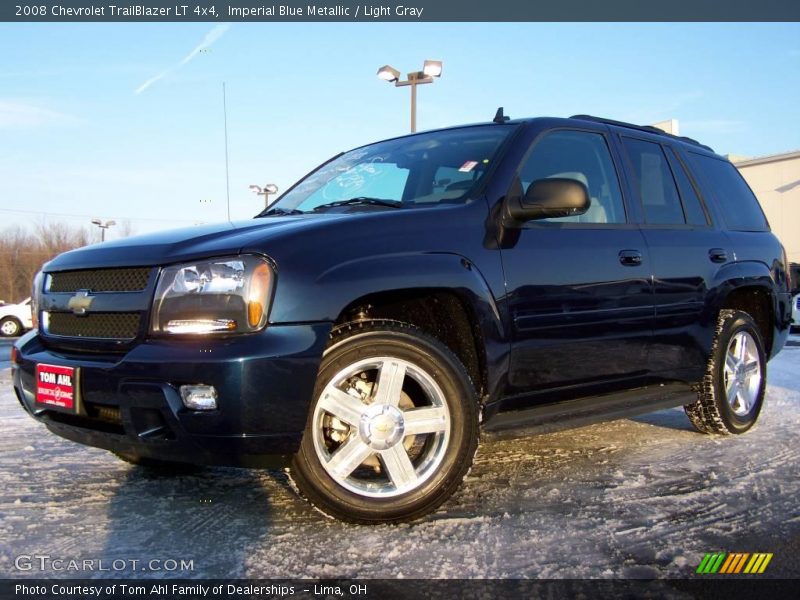 Imperial Blue Metallic / Light Gray 2008 Chevrolet TrailBlazer LT 4x4