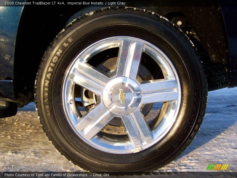 Imperial Blue Metallic / Light Gray 2008 Chevrolet TrailBlazer LT 4x4