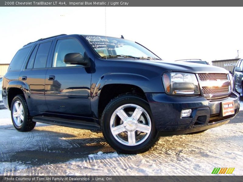 Imperial Blue Metallic / Light Gray 2008 Chevrolet TrailBlazer LT 4x4