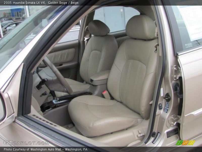 Golden Beige / Beige 2005 Hyundai Sonata LX V6