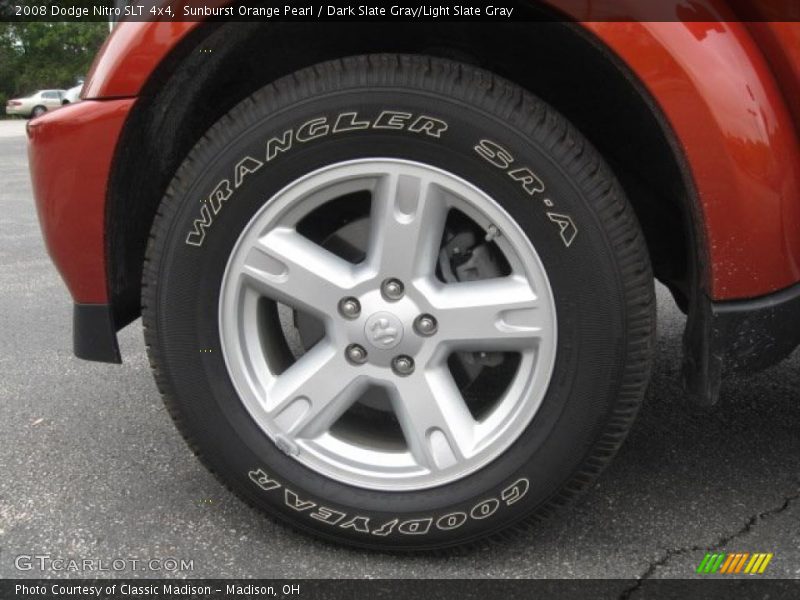 Sunburst Orange Pearl / Dark Slate Gray/Light Slate Gray 2008 Dodge Nitro SLT 4x4