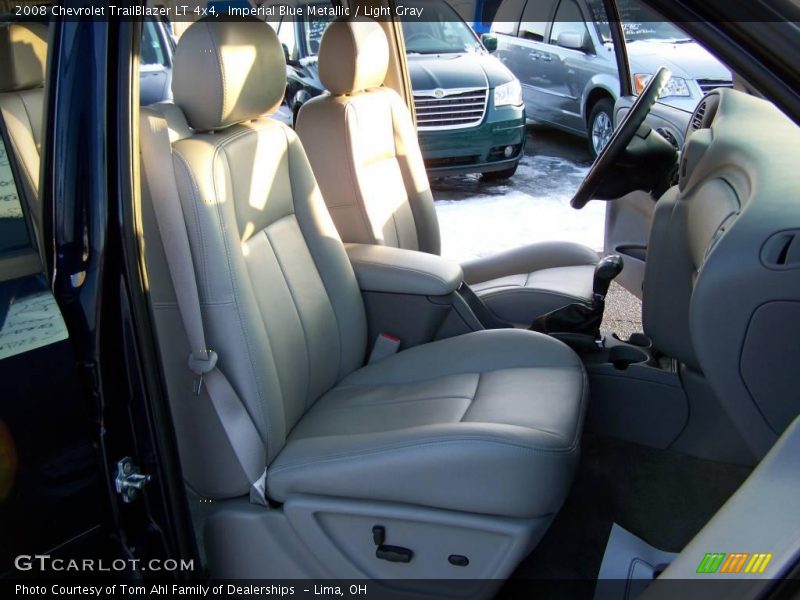 Imperial Blue Metallic / Light Gray 2008 Chevrolet TrailBlazer LT 4x4