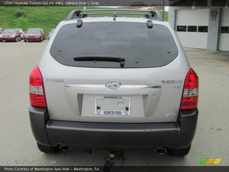 Sahara Silver / Gray 2005 Hyundai Tucson GLS V6 4WD