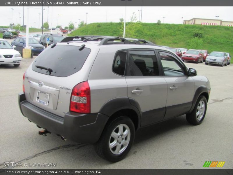 Sahara Silver / Gray 2005 Hyundai Tucson GLS V6 4WD