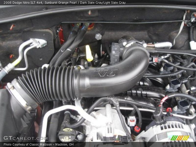 Sunburst Orange Pearl / Dark Slate Gray/Light Slate Gray 2008 Dodge Nitro SLT 4x4