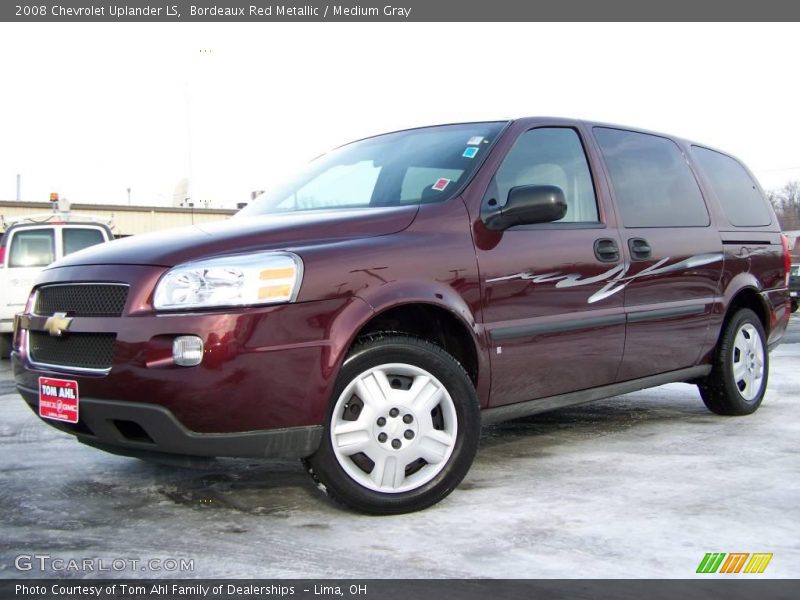 Bordeaux Red Metallic / Medium Gray 2008 Chevrolet Uplander LS